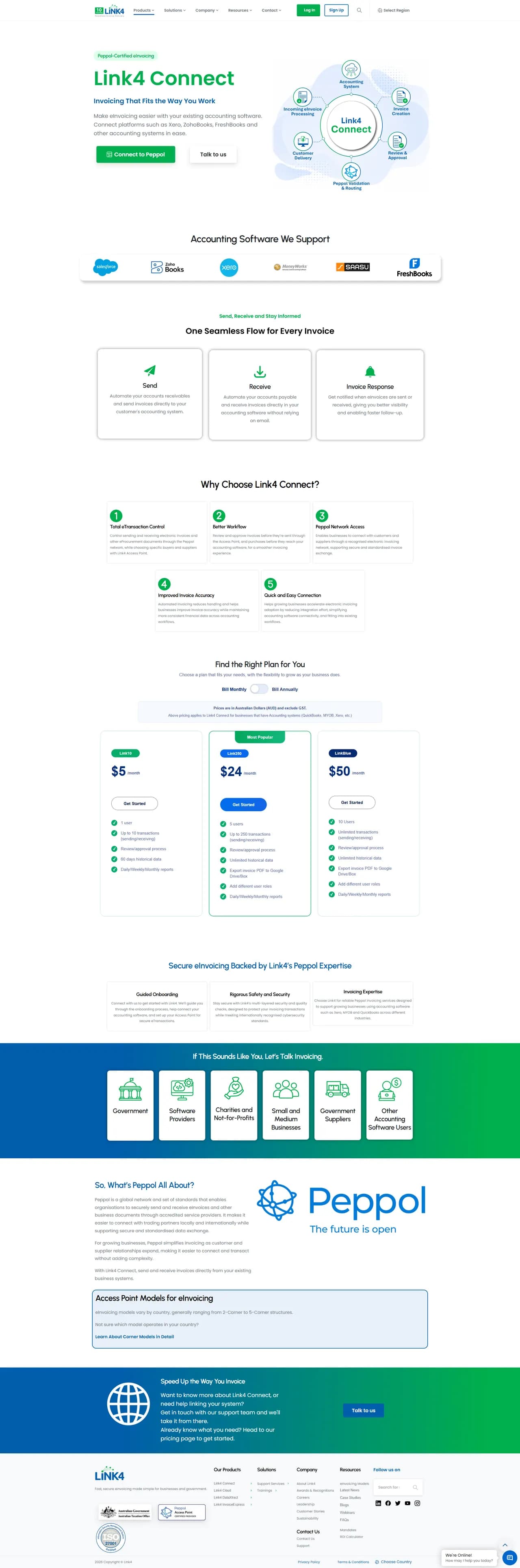 Link4 website