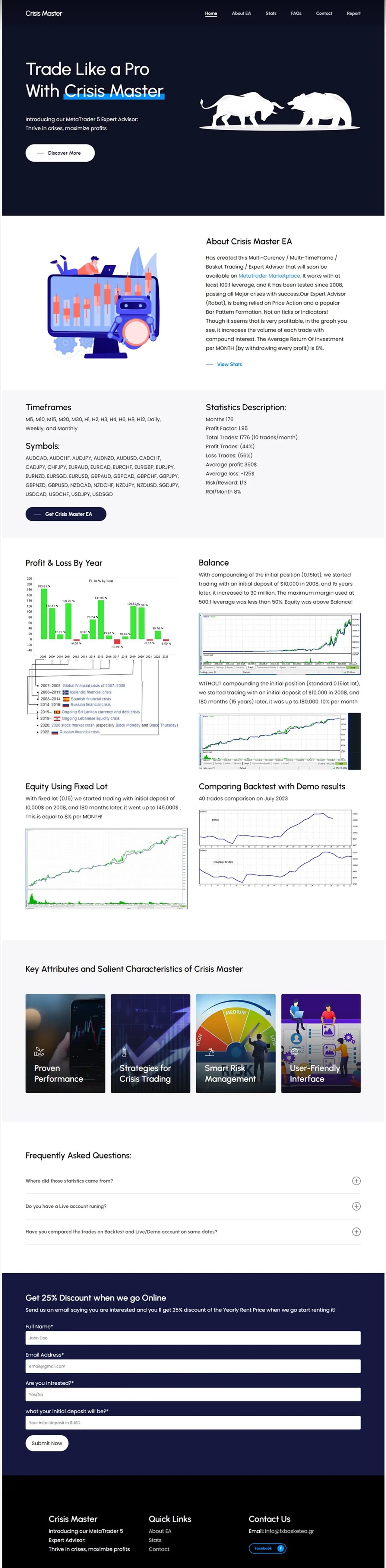 Crisis Master website